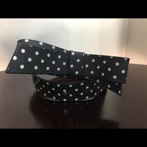 Kate Spade Black And White Belt